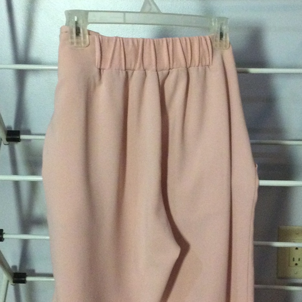 Clarte Pink Chiffon Pants - Picture 6 of 10